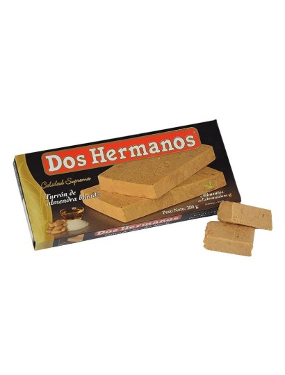 Turrón de Almendra blando - clásico. Dos Hermanos