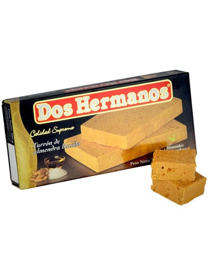 Turrón de Almendra blando-Calidad Suprema. Dos Hermanos