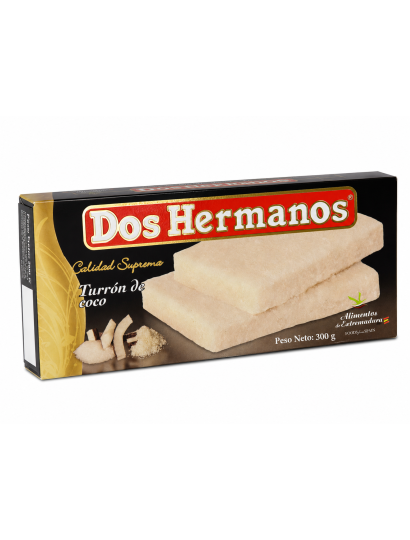 Turrón de coco-Calidad Suprema. Dos Hermanos