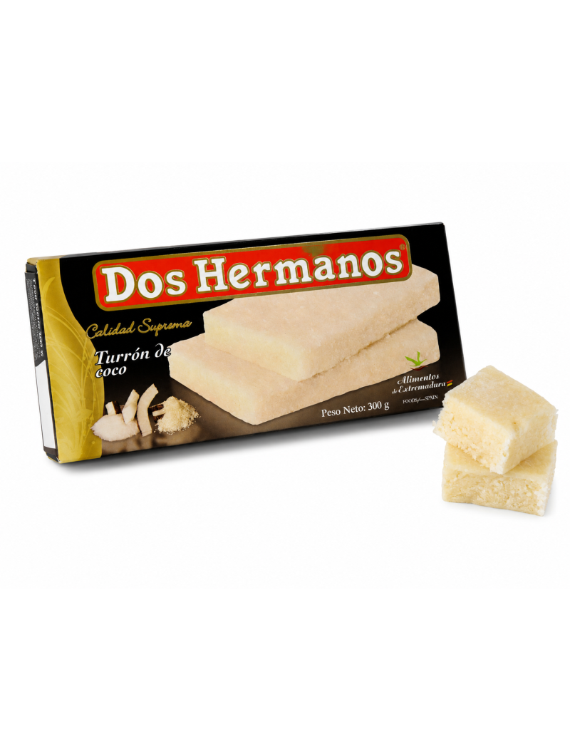 Turrón de coco-Calidad Suprema. Dos Hermanos