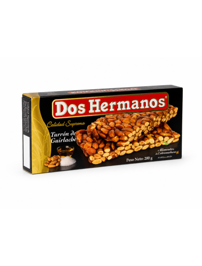 Turrón de Guirlache - Calidad Suprema. Dos Hermanos 250g