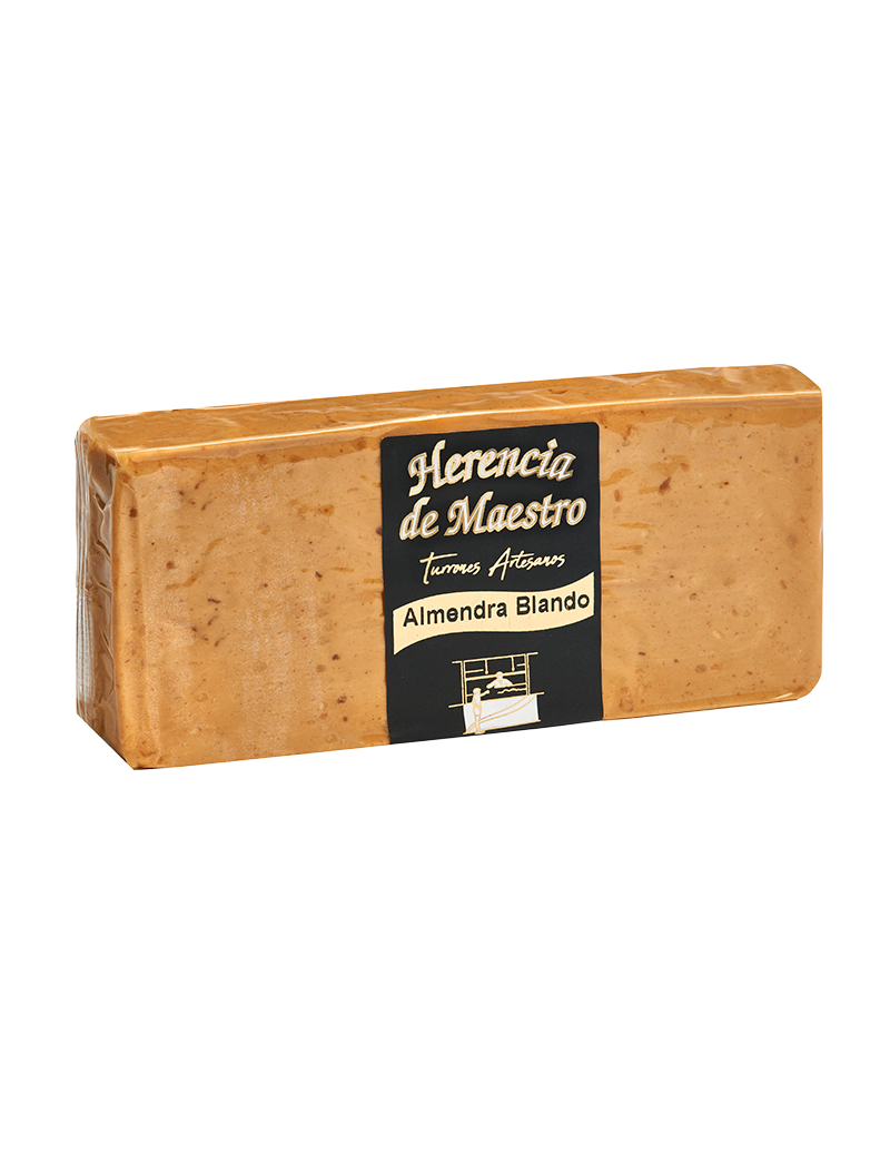 Turrón de Almendra Blando Artesano-Caliddad gourmet. Herencia de maestro