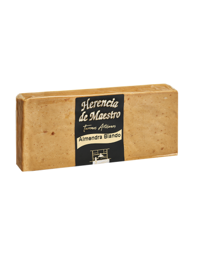 Turrón de Almendra Blando Artesano-Caliddad gourmet. Herencia de maestro