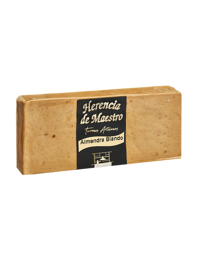 Turrón de Almendra Blando Artesano-Caliddad gourmet. Herencia de maestro