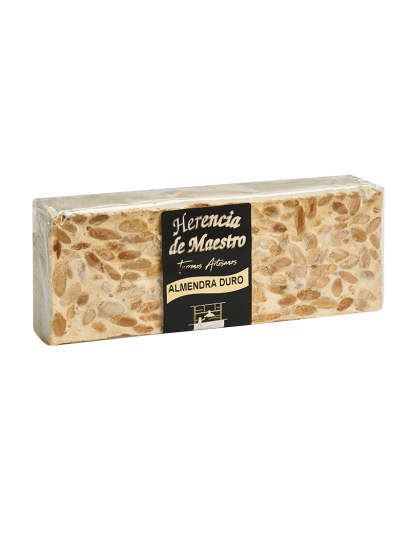 Turrón  de Almendra Duro Artesano - Selección Gourmet. Herencia de Maestro 500g