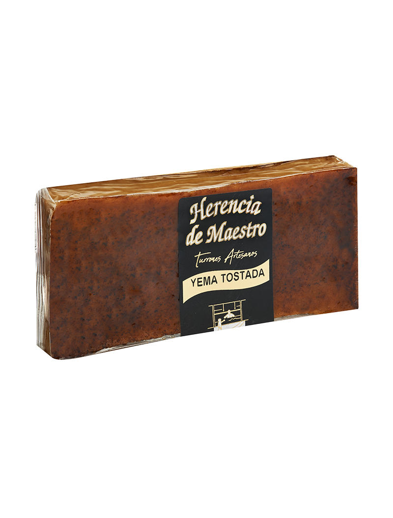 Turrón de Yema Tostada Artesano - Calidad Premium. Herencia de Maestro 450g