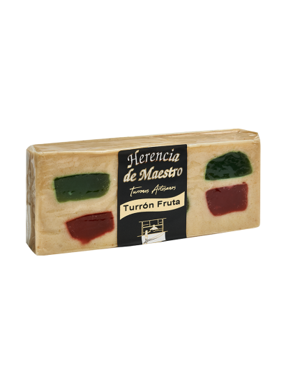 Turrón de Mazapán con Frutas Artesano - Calidad Premium. Herencia de Maestro 450g