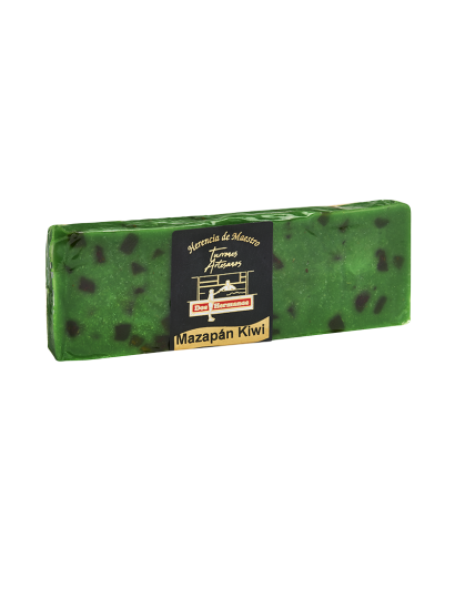 Turrón de  Mazapán con  Kiwi Artesano - Selección Gormet. Herencia de Maestro 250g