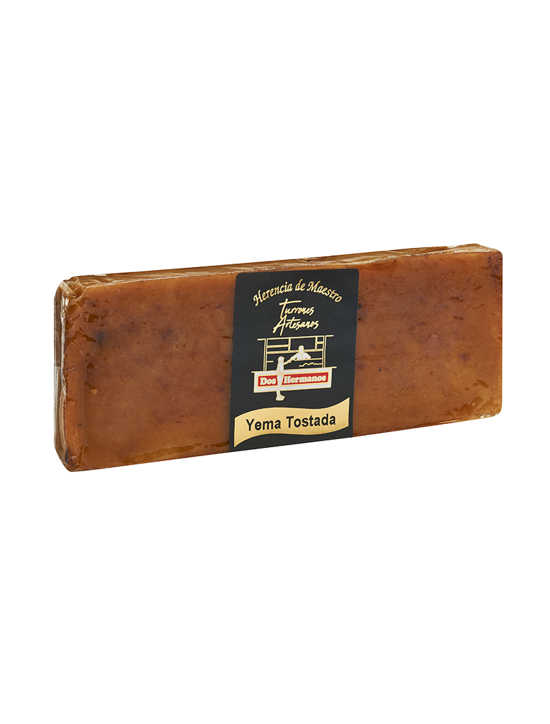 Turrón  de Yema Tostada Artesano - Calidad Gourmet. Herencia de Maestro 250g. Tradición premium