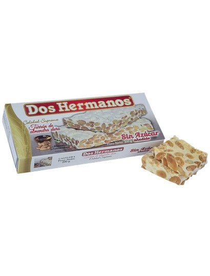 Turrón de Almendra Duro Sin Azúcar Dos Hermanos